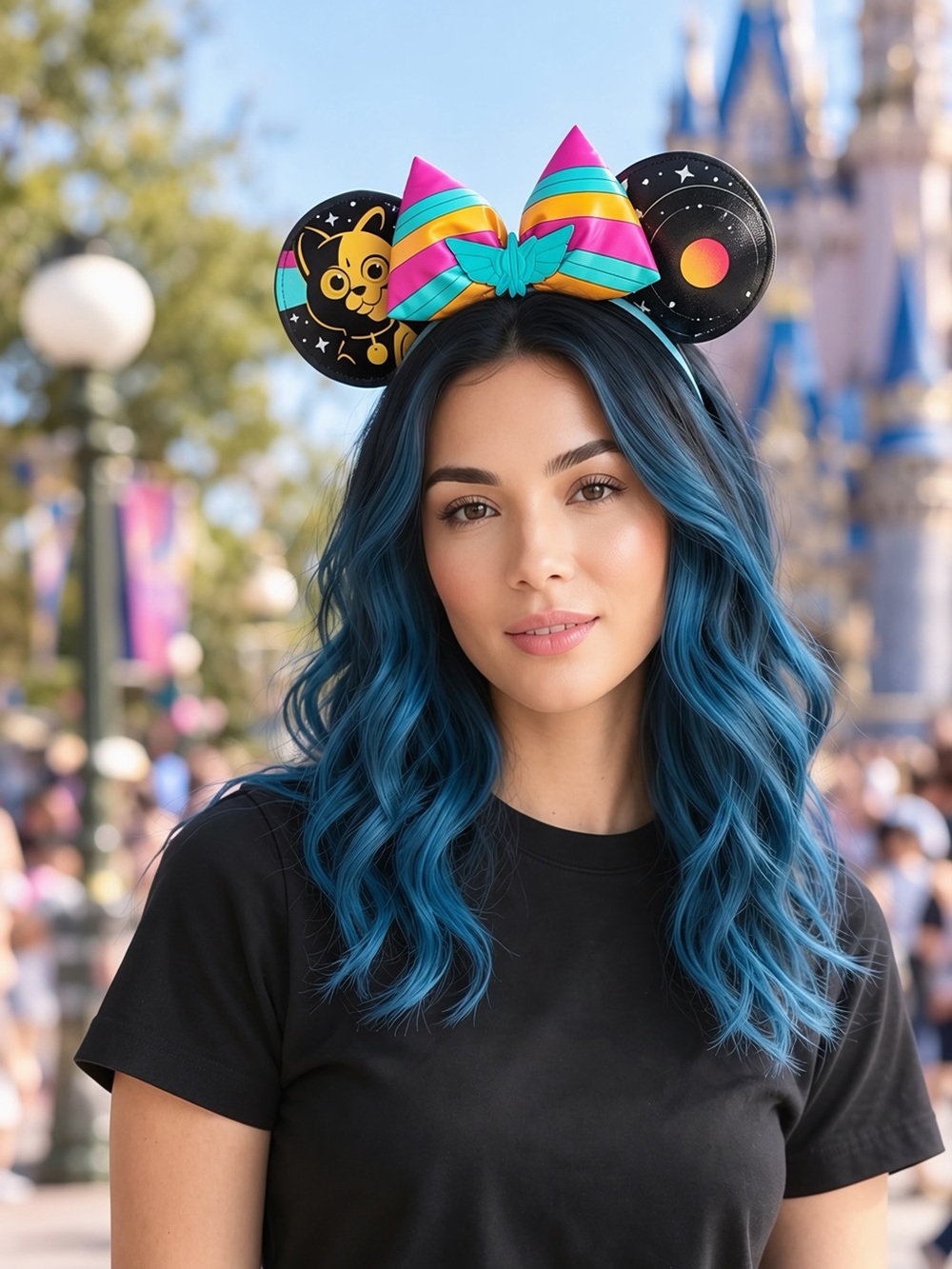 Disney Parks | PIXAR Lightyear with Sox the Cat | ✨GLOW✨ in the Dark Mouse Ears
